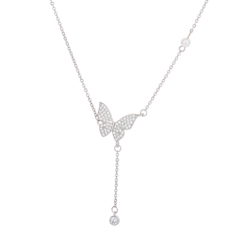 Wholesale Butterfly Tassel Necklace